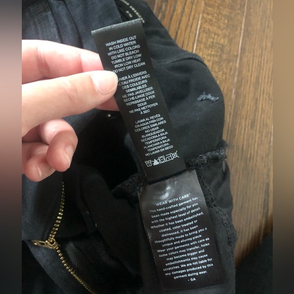 Good American Women's 6-12 Always Fits Good Legs Skinny Black High-Rise Jeans - Picture 7 of 14